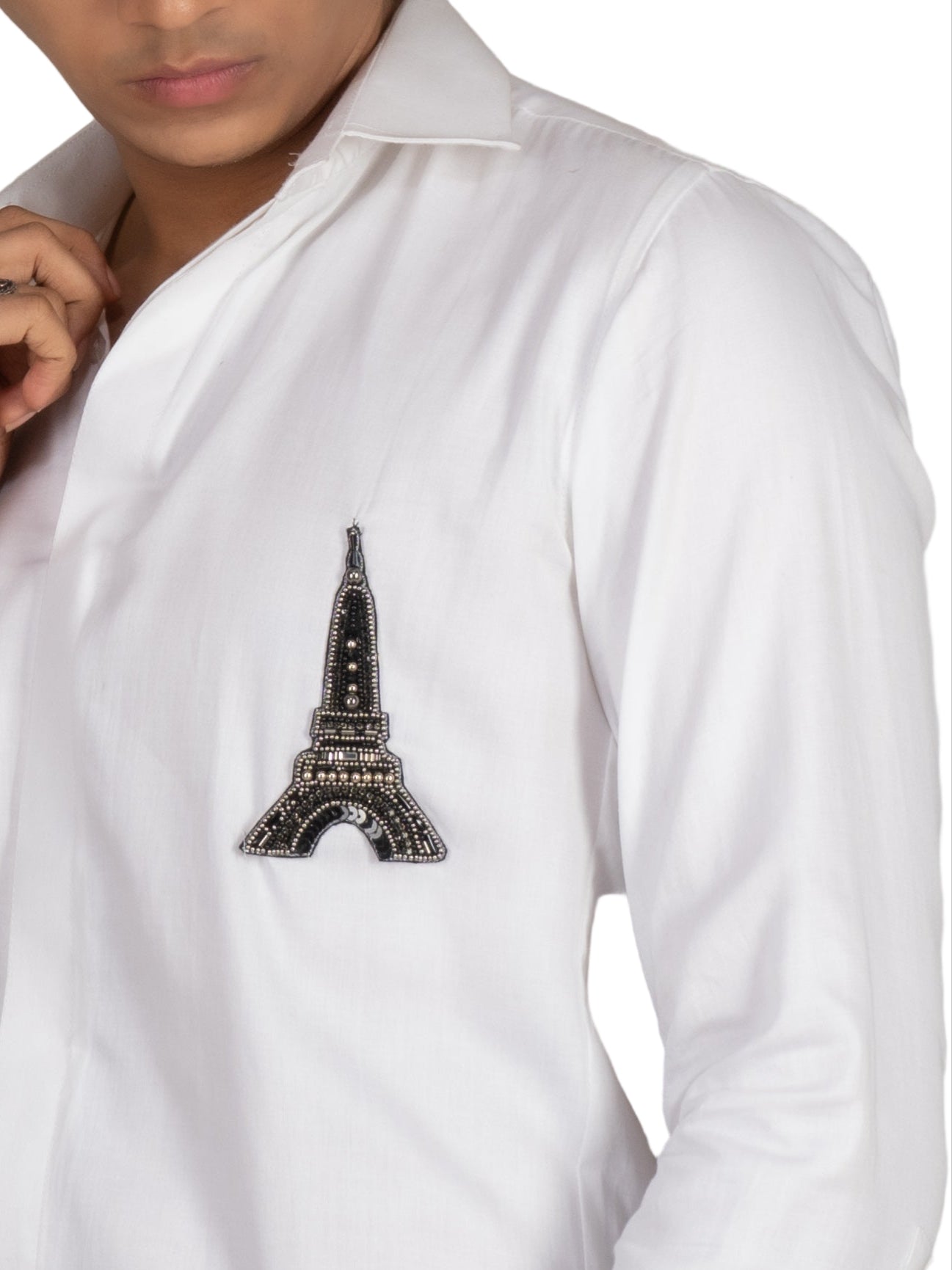 EMBROIDERED PATCH SHIRT