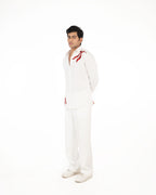 RED DRAG FLYY  WHITE SHIRT - Menoir