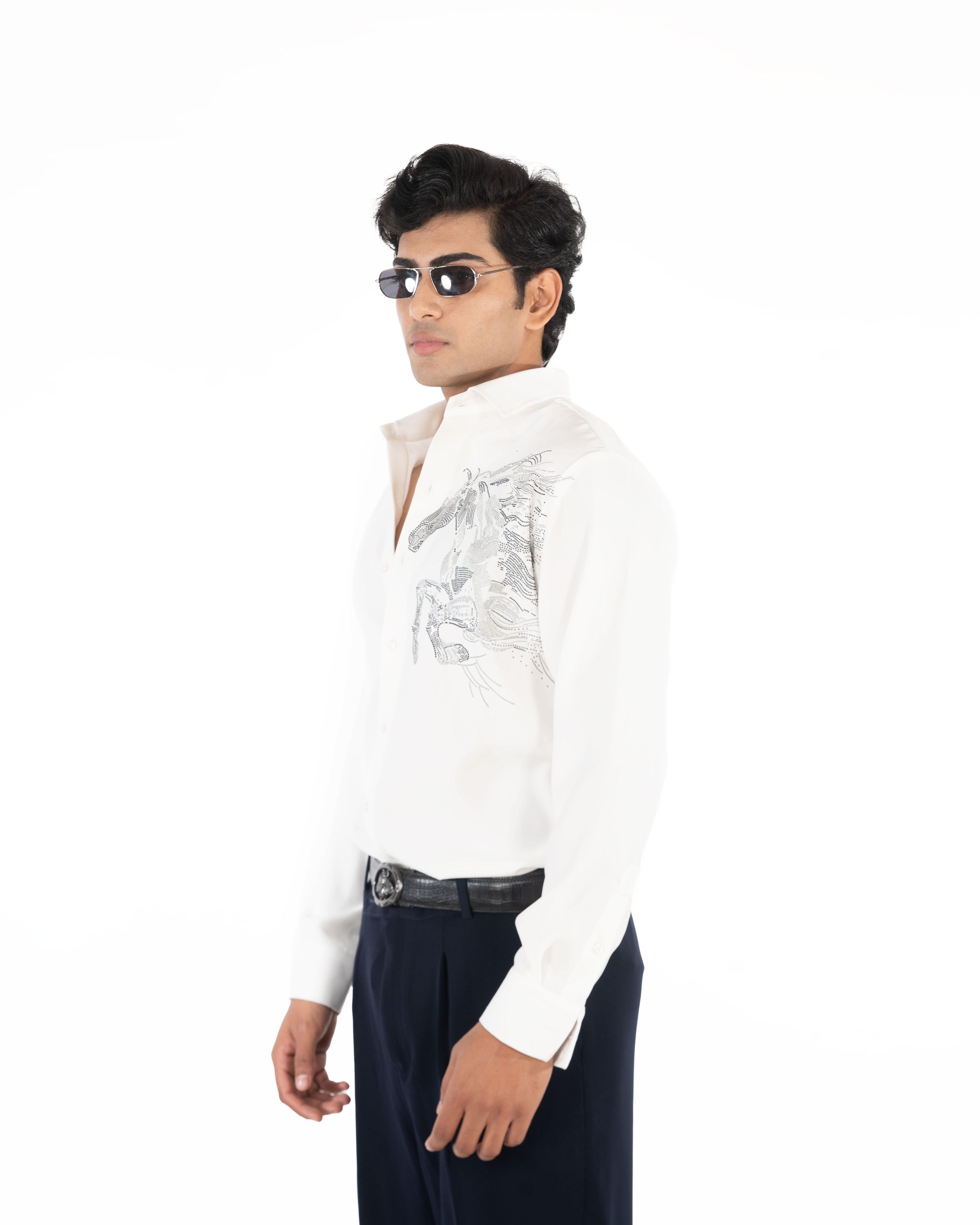 VELORIAN WHITE SHIRT - Menoir