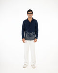 STARRY NIGHT  NAVY BLUE SHIRT - Menoir
