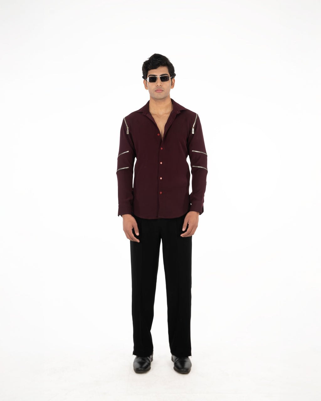 CHAINED WINE SHIRT - Menoir