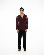 CHAINED WINE SHIRT - Menoir