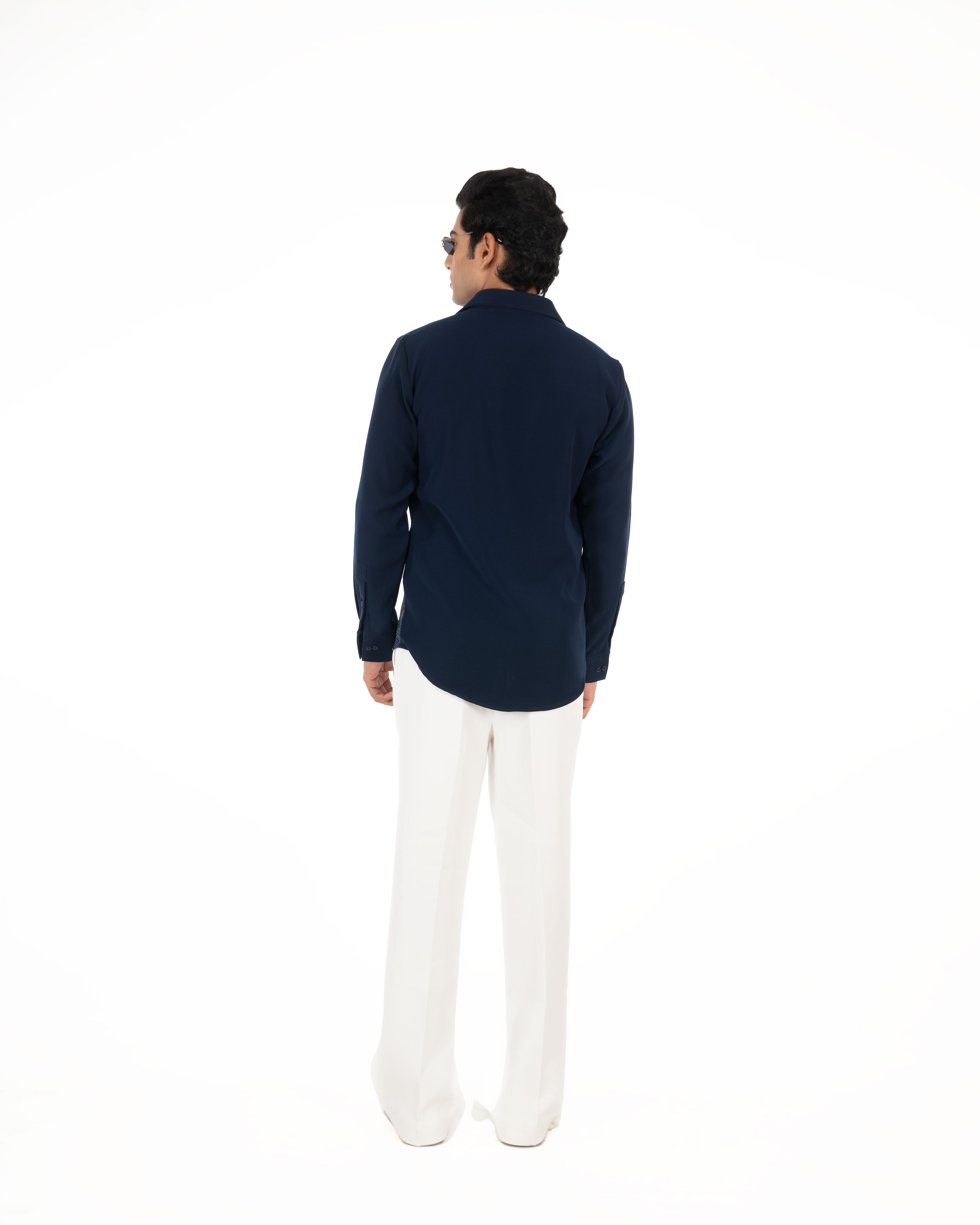 STARRY NIGHT  NAVY BLUE SHIRT - Menoir