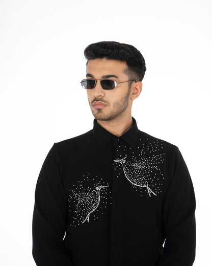 HUMMING BLACK SHIRT