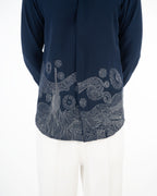 STARRY NIGHT  NAVY BLUE SHIRT - Menoir
