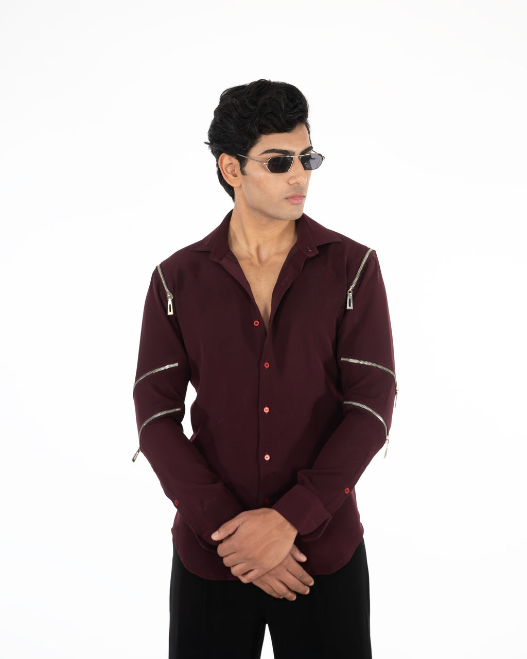 CHAINED WINE SHIRT - Menoir