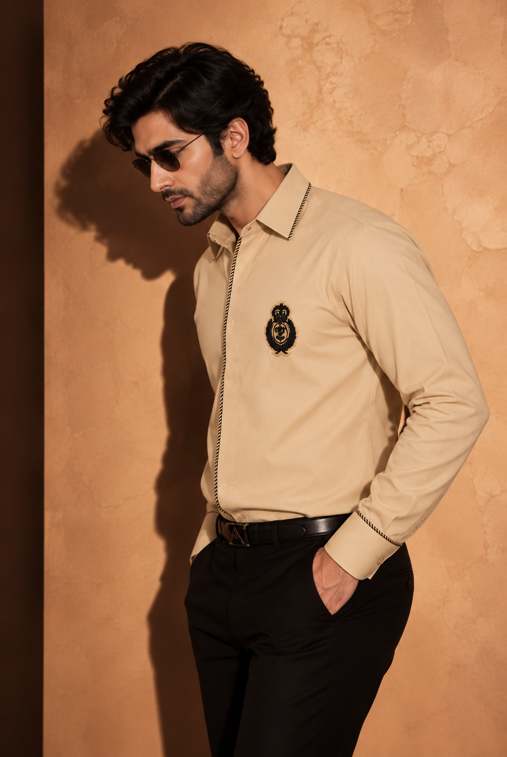 Crest Beige Shirt
