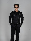 DIA ZIP BLACK SHIRT - Menoir