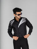 ARCH STRIPES BLACK SHIRT - Menoir