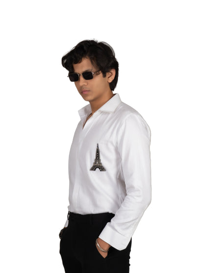 EMBROIDERED PATCH SHIRT