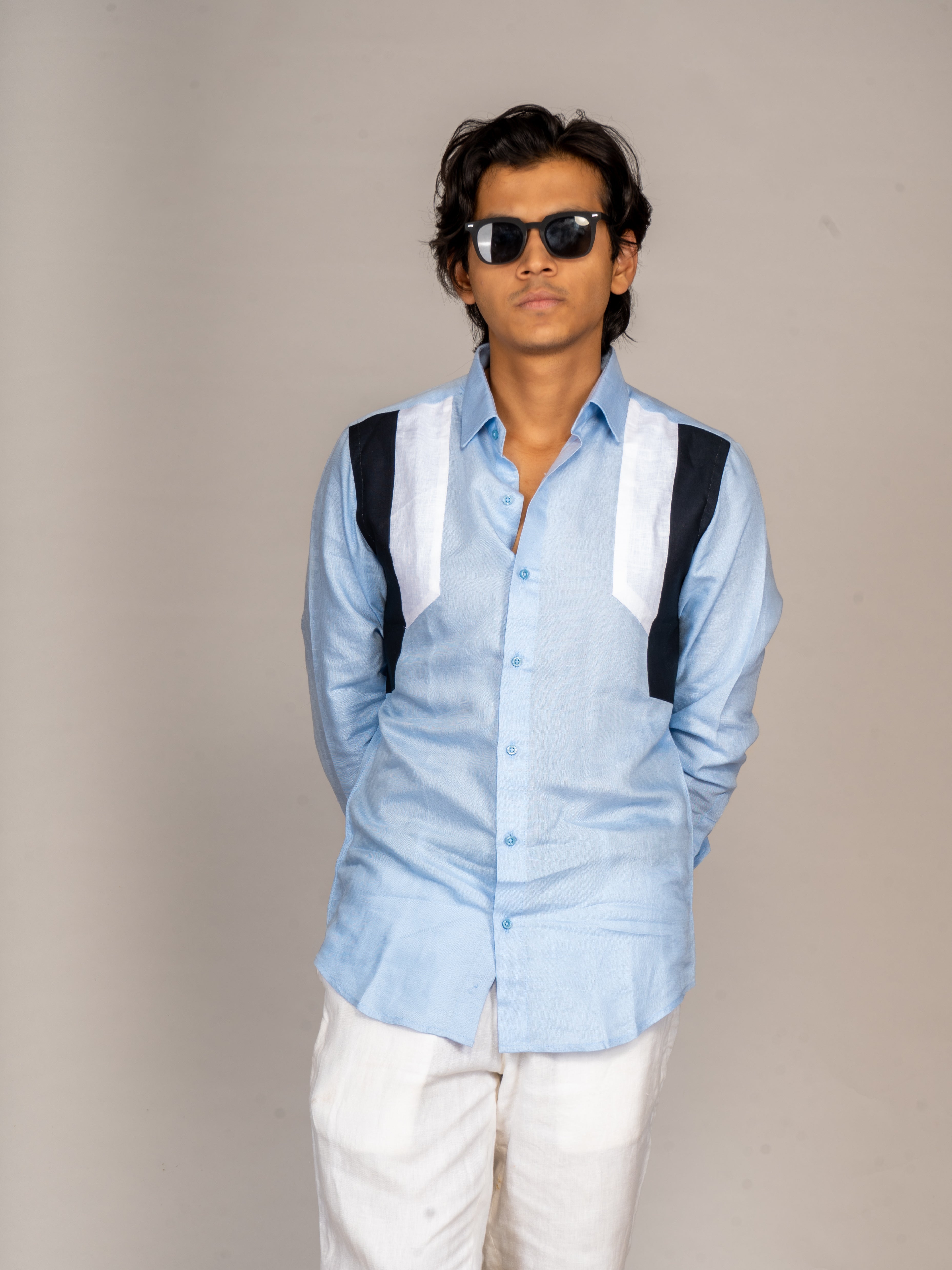 PATCHED SHADES OF BLUE - Menoir