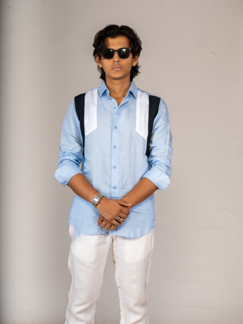 PATCHED SHADES OF BLUE - Menoir