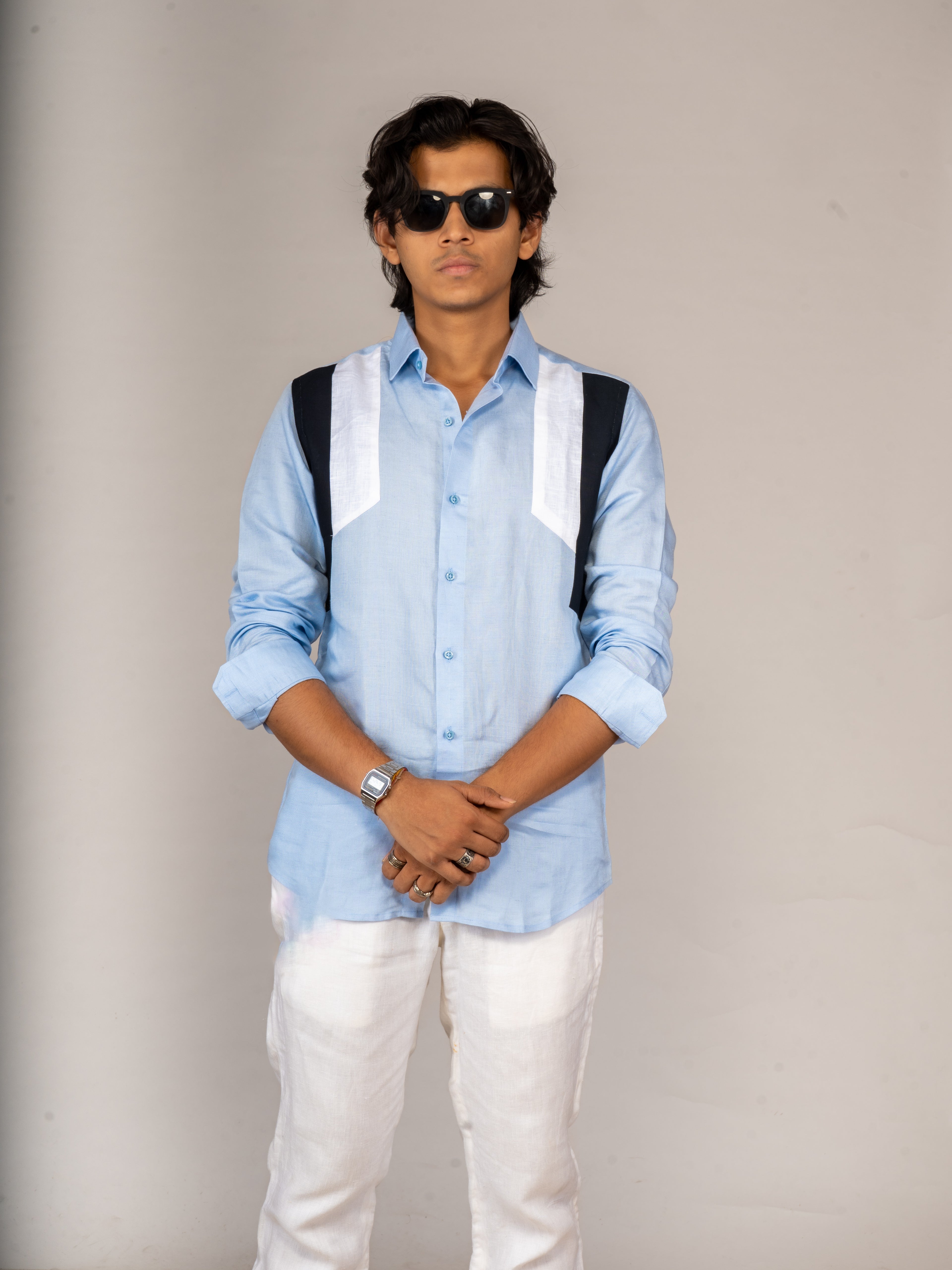 PATCHED SHADES OF BLUE - Menoir