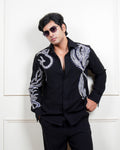 Vanta Black Embroidered Shirt