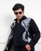 Vanta Black Embroidered Shirt