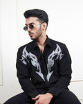 Vanguard Black Embroidered Shirt