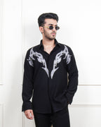 Vanguard Black Embroidered Shirt