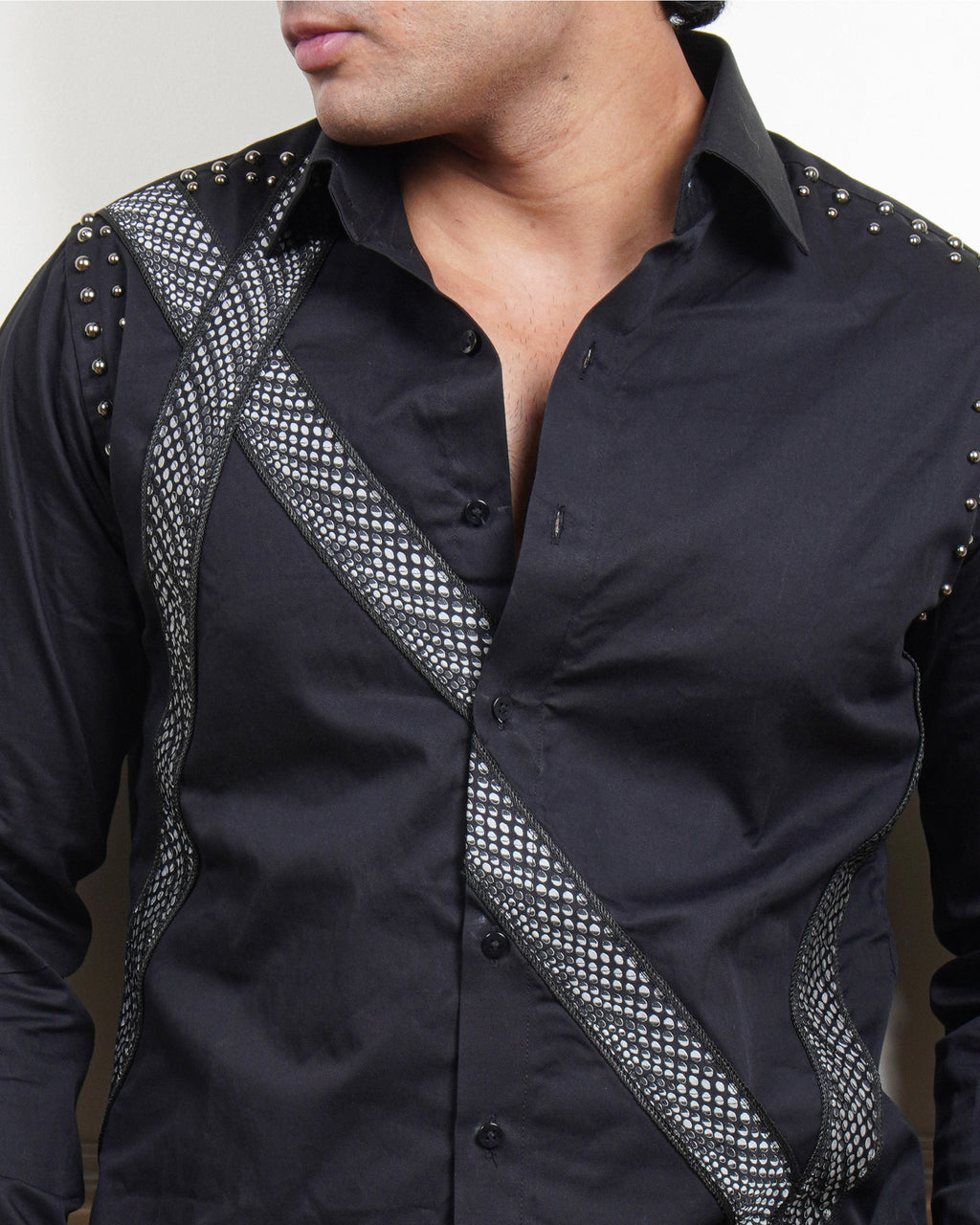 Black Reign Embellished Shirt