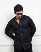 Linear Black Shirt