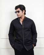 Linear Black Shirt