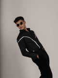 STRIPES BLACK SHIRT - Menoir