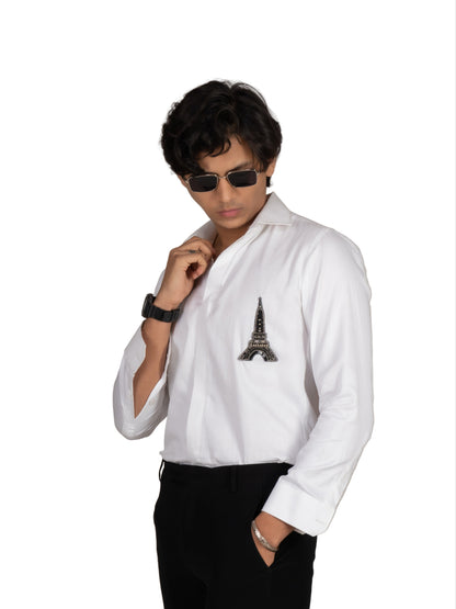 EMBROIDERED PATCH SHIRT